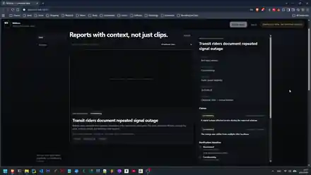 WiXness controlled beta reporting and verification interface